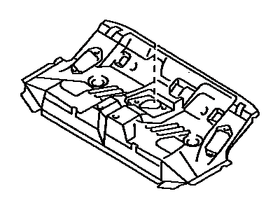 1993 Toyota Corolla Floor Pan - 58211-12241