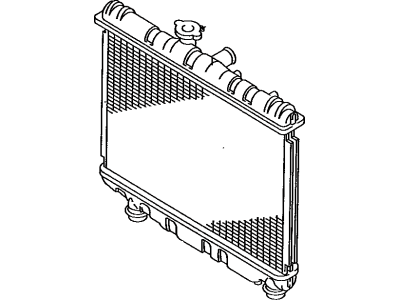 Toyota 16410-02080 Radiator Assembly