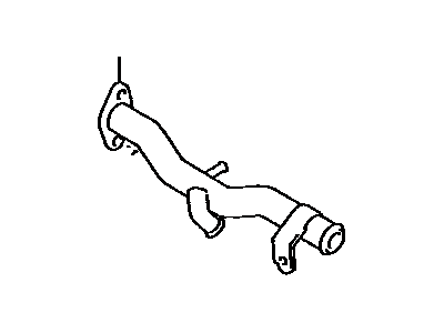 Toyota 16322-15020 Pipe, Water Inlet