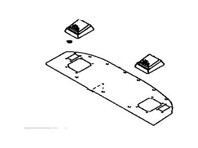 Toyota 64330-1A170-04 Panel Assy, Package Tray Trim