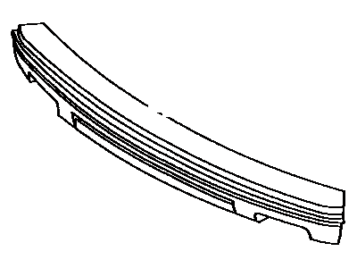 Toyota 52611-12130 Absorber, Front Bumper Energy