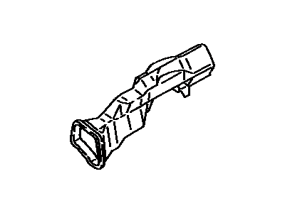 55843-12180 Toyota Heater To Register Duct Illustration 1 of 1