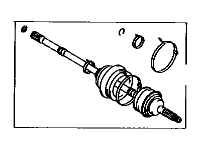 1990 Toyota Corolla Axle Shaft - 43470-19215