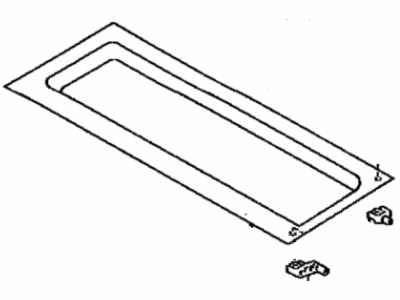 Toyota 64340-12020-03 Panel Assy, Package Tray Trim