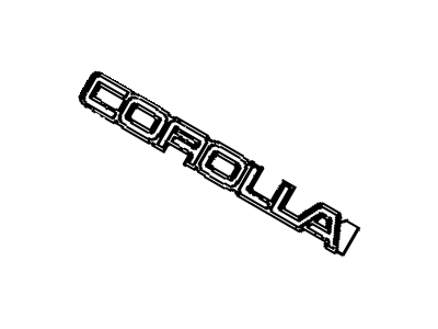 1991 Toyota Corolla Emblem - 75442-13070