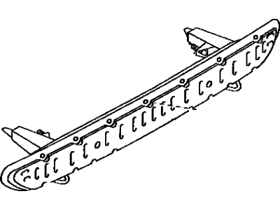 Toyota 52023-12120 Reinforcement Sub-Assy, Rear Bumper