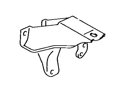 Toyota 55107-12141 Support Sub-Assy, Clutch Pedal