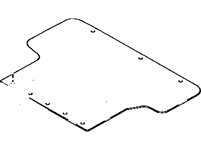 Toyota 58570-12360-03 Carpet Assy, Rear Floor