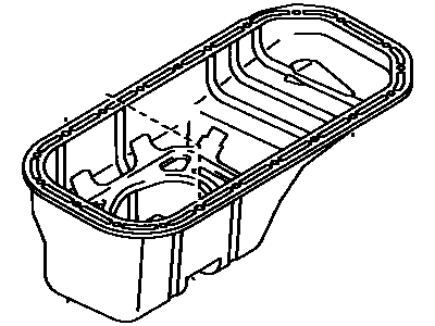 1985 Toyota MR2 Oil Pan - 12101-16030