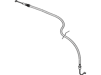 1993 Toyota Corolla Throttle Cable - 35520-20210