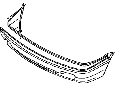 1989 Toyota Corolla Bumper - 52119-12917