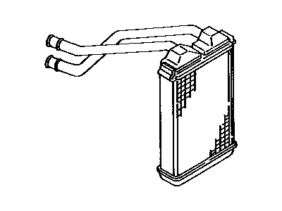 1990 Toyota Corolla Heater Core - 87107-12420