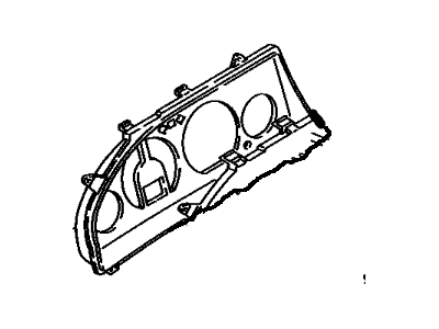 Toyota 83133-1A750 Plate, Combination Meter