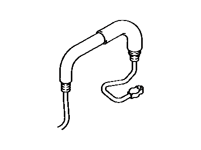 1992 Toyota Corolla A/C Hose - 88711-12460