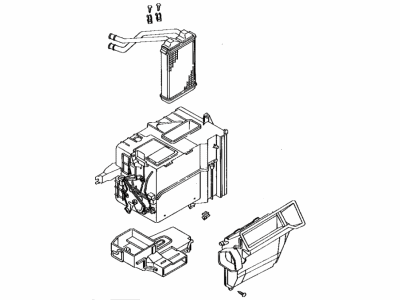 Toyota 87150-12480 Radiator Assy, Heater