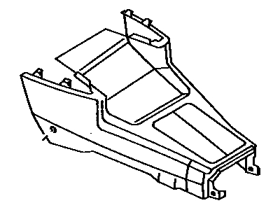 Toyota 58811-12390-02 Box, Console, Front