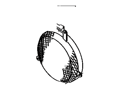 Toyota 88892-12180 Net, Fan Shroud