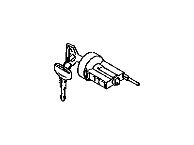 Toyota 69057-13070 Cylinder & Key Set