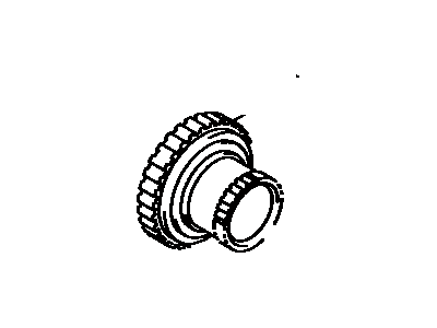 Toyota 34204-12010 Drum Sub-Assembly, UNDERDRIVE Clutch