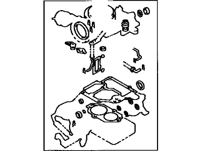 1980 Toyota Pickup Carburetor Gasket Kit - 04212-38012