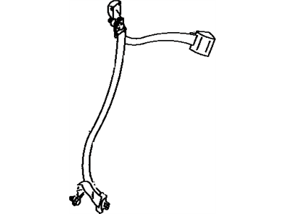 1992 Toyota Corolla Seat Belt - 73360-12392-04