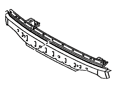 Toyota 52021-12150 Reinforcement Sub-Assy, Front Bumper