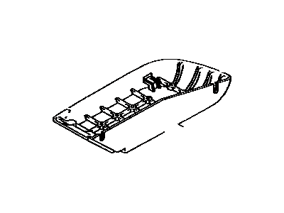 Toyota 64364-12050-04 Cover, Rear Speaker Grille