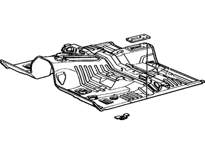 1979 Toyota Celica Floor Pan - 58101-14040