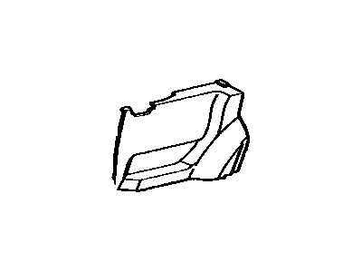 Toyota 62510-14410-04 Board, Quarter Inside Trim, RH