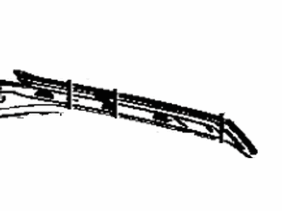 Toyota 61622-14040 Trough, Back Door Opening, LH