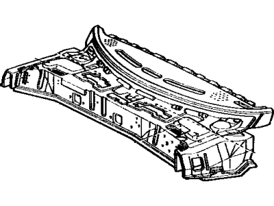 Toyota 55700-14312 Panel Sub-Assembly, COWL