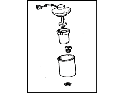 Toyota 47202-14121 Reservoir Sub-Assembly, Brake Master Cylinder