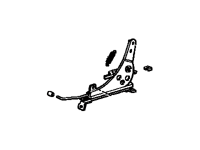 Toyota 72020-14051 Adjuster Assy, Reclining Seat Back, LH