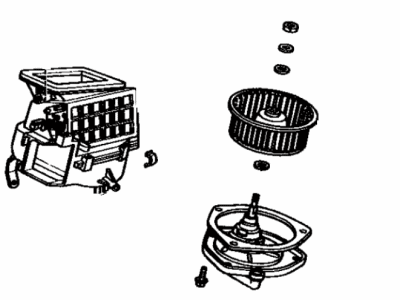 Toyota 87130-14050 Blower Assembly, Heater, Front