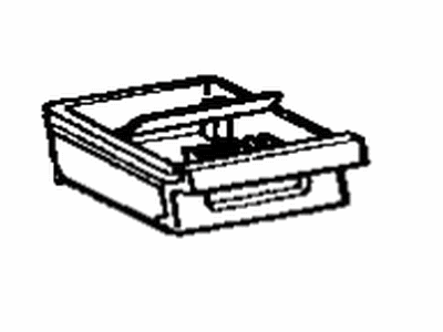 Toyota 74102-14080 RECEPTACLE Assembly, Instrument Panel Ash