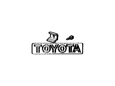 Toyota 75321-19415 Radiator Grille Or Front Panel Name Plate