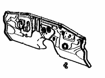 Toyota 55101-14251 Panel Sub-Assembly, Dash