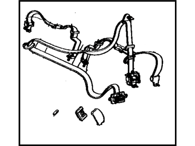 Toyota 73220-14081-06 Belt Assy, Front Seat Outer, LH