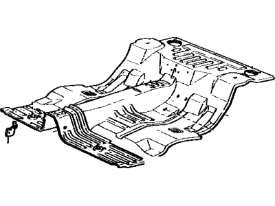 1979 Toyota Celica Floor Pan - 58211-14020