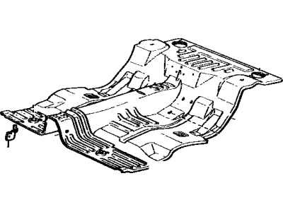 1980 Toyota Celica Floor Pan - 58211-14020