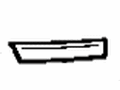 Toyota 75654-14060 Moulding, Quarter, Outside LH