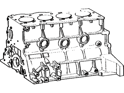 Toyota 11400-38012 Block Assy, Short