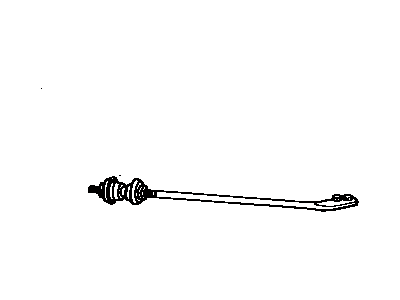 1980 Toyota Celica Suspension Strut Rod - 48670-19065