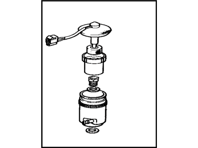 Toyota 47202-14081 Reservoir Set, Brake Master Cylinder