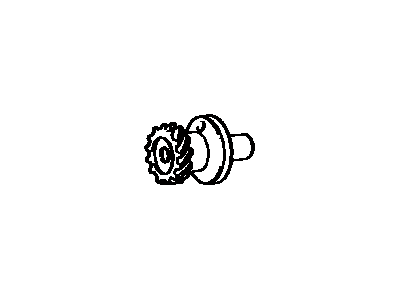 Toyota 13515-75020 Gear, Distributor Drive