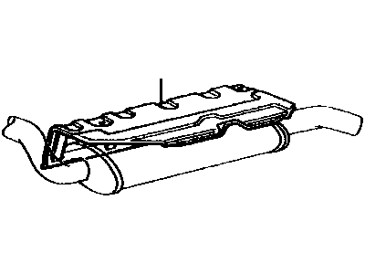 Toyota 58031-20020 INSULATOR, Main MAFFLAR Heat