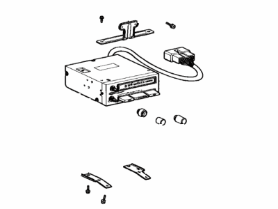 Toyota 86021-14151 Tape Player And Setting Parts Set