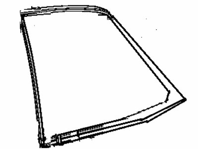 Toyota 62796-14030 Weatherstrip, Quarter Window Retainer