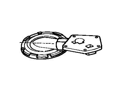 Toyota 15012-41030 Cover Sub-Assembly, Oil Pump