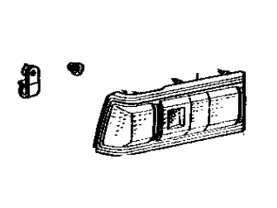 Toyota 81550-80066 Lamp Assembly, Rear Combination, RH